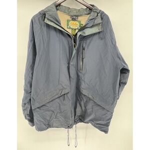 Cabelas Jacket Mens L Blue Gore‎ Tex Waterproof Hunting Outdoors
